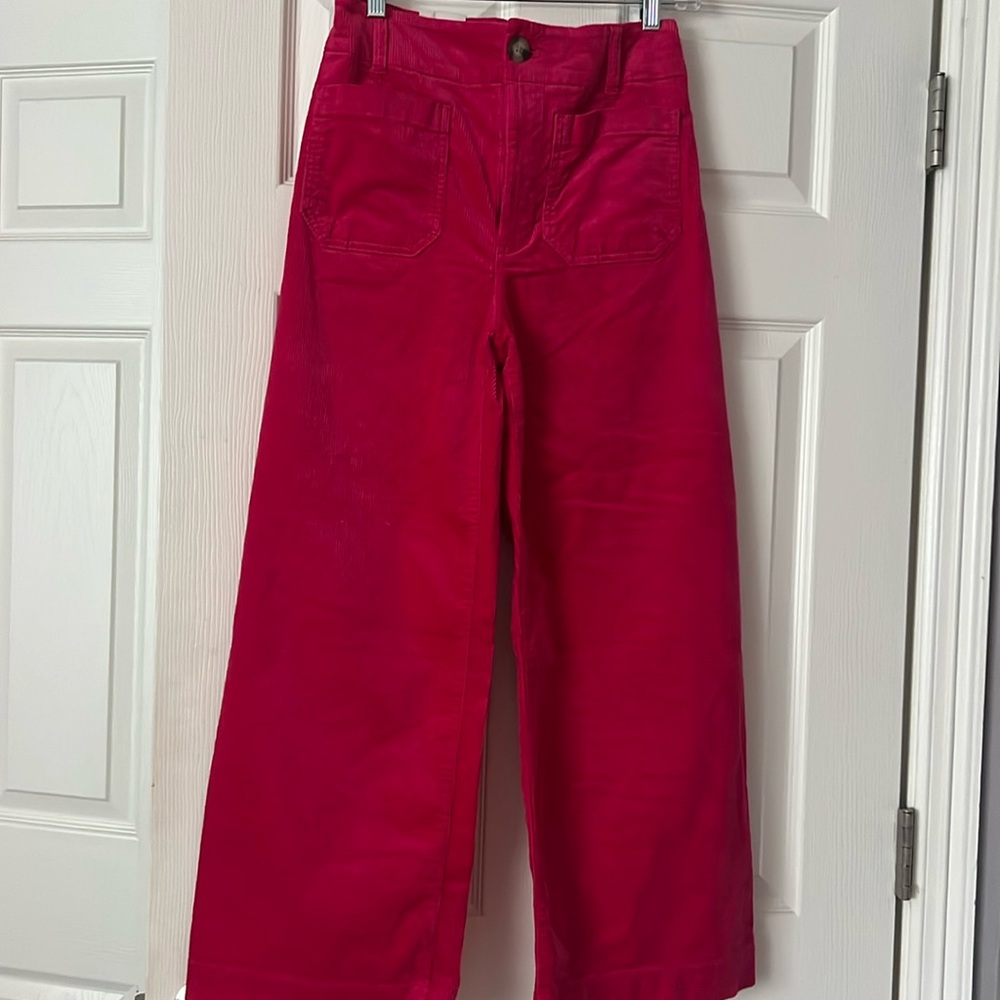 Hot pink Collette pants from Maeve